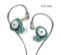 KZ EDX PRO Écouteurs 10mm Double Circuit Magnétique Entraînement Dynamique HIFI Basse Écouteurs Sport Casque Antibruit ZSN PRO ZSTX ZEX PR-Cyan NO MIC