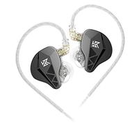 KZ EDXS Écouteurs intra-auriculaires filaires, basses profondes HiFi avec membrane composite de 10 mm, écouteurs IEM haute résolution, câble détachable pour musiciens, chanteurs, sur scène, studio