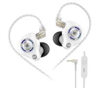 KZ Gale Écouteurs filaires avec Microphone, Hi-FI, Basses Profondes, Confortables pour Jeux, Pilote Super linéaire IEM pour Les Jeux, compatibles avec PC, PS5, PS4, Nintendo, Switch, Steam Deck (3,5