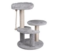 KZ GARDEN - Arbre à Chat Hauteur 62 cm 3 Plateformes perchées Griffoir Sisal Corde de Jeu Tour à griffer Perchoir
