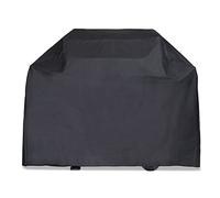 KZ GARDEN - Housse de Protection Barbecue XXL 142x43x120 cm Noire | Bâche Polyéthylène Haute Densité Imperméable & Rembourrée Anti-Rayures | Couverture Gaz/Charbon Anti-UV