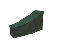 KZ Garden - Housse de Protection Transat 175x76x30 cm Verte en PVC Résistant, Couverture Imperméable avec Fermeture Élastique pour Bain de Soleil et Mobilier de Jardin