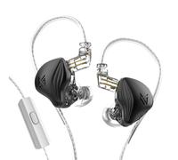 KZ ZEX HIFI Écouteurs Static Dynamic Drive Hybrid Bass Earbud Sport Casque antibruit KZ EDX PRO ZSN PRO ZS10PRO EDS-Black MIC