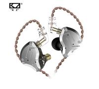 KZ ZS10 Pro écouteurs antibruit 4BA + 1DD hybride 10 unités de pilote HIFI basse écouteurs dans l'oreille moniteur casque en métal ZS10Pro Black2 Sans Micro