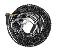 KZ ZS10 Pro IEM Câble de moniteur intra-auriculaire de 2 m de long, cordon CCZ C01 OFC amélioré pour écouteurs ZSN PRO X, Castor, EDX PRO, ZS12 PRO X, ZS10 PROX, ZS10 PRO 2, ZAR, ZAS, CCA CRA C12
