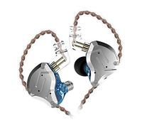 KZ ZS10 Pro Metal Headset 4BA+1DD Hybrid 10 Units HiFi Bass Earbud Écouteurs intra-auriculaires Sport Suppression du bruit (pas de micro, Bleu)
