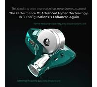 Kz Zst X Écouteurs Intra-Auriculaires Colorés 1Ba 1Dd Double Pilote Filaire Hifi Écouteurs De Jeu Ergonomiques Avec Câble Détachable À 2 Broches Pour Singer Audiophile Dj