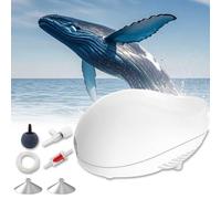 KZARYVEXIS Pompe à Air Aquarium, Bulleur Réglable Ultra-Silencieux, 1W 120L/H avec Pierre à Bulles, Vanne de Réglage et Clapet Anti-Retour, pour Aquariums Jusqu'à 50L