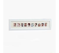 KZGMMHY8 Cadre photo pour enregistrement de croissance des enfants, carte d'identité de campus étudiant, décoration de bureau, peut contenir une photo taille 2,5 x 3,5 cm (couleur : blanc, taille : 43