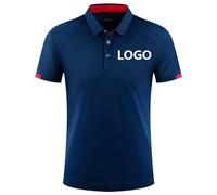 KZHPLXQ T-Shirts Personnalisés pour Hommes et Femmes, avec Votre Logo/Texte, Polo D'été À Séchage Rapide, À La Mode, DIY Bricolage Color1,3XL