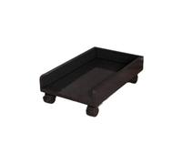KZKZK Plateau hôte d'ordinateur, Support d'ordinateur for Tour de Bureau, avec roulettes verrouillables et déflecteur de Protection, s'applique au café Internet de la Chambre d'étude du Bureau(Black)