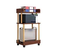 KZKZK Support de Rangement for Armoire hôte d'ordinateur, étagère d'organisation de Chariot hôte PC avec 2 Roues verrouillables, s'applique à la Chambre d'étude de Bureau(Color4,54x32.4x97.4cm)