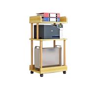 KZKZK Support de Rangement for Armoire hôte d'ordinateur, étagère d'organisation de Chariot hôte PC avec 2 Roues verrouillables, s'applique à la Chambre d'étude de Bureau(Color3,54x32.4x97.4cm)