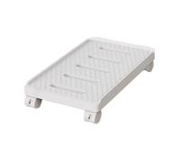 KZKZK Support de Tour d'ordinateur, Support PC, roulettes pivotantes avec Frein, adapté aux Bureaux, Maisons, cafés Internet, écoles, Peut Supporter 55 Kg(White)
