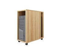KZKZK Support de Tour hôte PC Mobile Double Couche, Support de Rangement for Armoire hôte d'ordinateur, s'applique à la Chambre d'étude de Bureau, Peut Supporter 50 Kg(Color2)