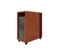 KZKZK Support de Tour hôte PC Mobile Double Couche, Support de Rangement for Armoire hôte d'ordinateur, s'applique à la Chambre d'étude de Bureau, Peut Supporter 50 Kg(Color1)