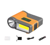 Kznifmk 1 PCS Induction COB Floodhead Light Cap Clip Lamp LED Étanche Duck Tongue Cap Lamp Outdoor Fishing Lamp (Orange)