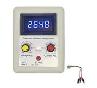 Kznifmk 1 Pièce Capacité de Tension Testeur de Transistor IGBT Diode MOS Triode LED Outil de Test de Tension Résistance Testeur de Tension Blanc + Bleu