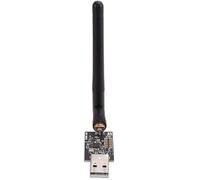 Kznifmk 1 Pièces Crazyradio PA - Dongle Radio USB Longue Portée 2,4 GHz avec Antenne Basée sur Le NRF24LU1 + 1 Km de Portée Los