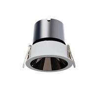 Kznifmk 1 Set Spot LED Anti-Éblouissant Dimmable Encastré Downlight 7W Aluminium Salle à Manger Bureau Chambre Éclairage 3500K