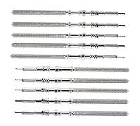 Kznifmk 10 PièCes Mouvement Montre Tige en Acier de PièCes NH35 NH36 NH38 NH39 Mouvement Montre Tige PièCes de Rechange