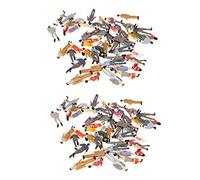 Kznifmk 100 Pcs Échelle :30 Mélange Peint Modèle Personnes Train Park Street Passenger Figures