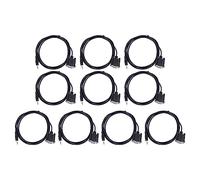 Kznifmk 10X Cable A 9 Broches Vga Db9, DB 9 A TRS 3,5 mm (1/8 Pouce) Cable de Donnees Serie Stereo Male TRS-6 Pieds