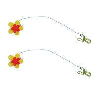 Kznifmk 2 Pièces Anneau de Clip de Bord de Chapeau à Double Usage Mangeoire à Oiseaux à Fleurs Mangeoire à Oiseaux Artefact Attirant Les Oiseaux en Plein Air