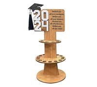 Kznifmk 2024 Nouveau Cadeau de Remise des Diplômes Porte-Monnaie Porte-Carte de Félicitations Gâteau D'Argent pour la Fête de Remise des Diplômes Gâteau Cadeau de Remise des Diplômes Installation Faci