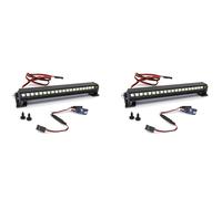 Kznifmk 2X Barre D'ÉClairage de Lampe de Toit à LED avec Câble de Conversion pour D12 C14 C24 C34 MN D90 MN99S Accessoires de PièCes de Mise à Niveau de Voiture TéLéCommande