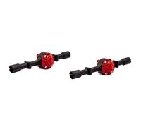 Kznifmk 2X Boîtier D'Essieu de Pont en Métal pour D12 C14 C24 C24-1 C34 B14 B24 B16 B36 Pièces de Mise à Niveau de Voiture Télécommandée, Noir