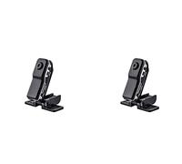 Kznifmk 2X Caméscope de Sport MD80 Mini Caméra DV Enregistreur Vidéo Vocal Mini Caméra pour Casque de Randonnée en Plein Air Portable Camaras