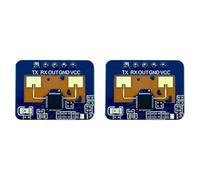 Kznifmk 2X Capteur de PréSence Humaine Radar LD2410C 24G Module de DéTection de Mouvement à Ondes MilliméTriques FMCW Radar DC5V