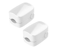 Kznifmk 2X Mini Machine de PhotothéRapie des Ongles, Dissolvant Rechargeable Efficace, RéParation des Dommages, Nettoyage des Ongles, Lampe ÉLectronique au, Blanc