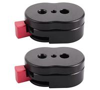 Kznifmk 2X Moniteur de Terrain Plateau A Degagement pour LCD Moniteur Bras Magique LED Appareil Photo pour Camescope Greement avec 1/4 Po Trou de Vis