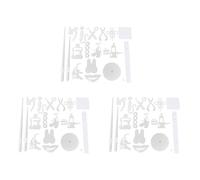 Kznifmk 3X Dentiste Bricolage Horloge Murale GéAnte MéDecin Dentaire Horloge Murale SurdimensionnéE Grande Aiguille Miroir Dentiste Bureau DéCor Dentiste Cadeau MéDecin Art Argent