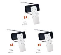 Kznifmk 3X Kit de Télécommande Universel de Remplacement pour Ventilateur de Plafond, 6 Vitesses et Synchronisation, Remplacement à Distance pour Ventilateur de Plafond DC