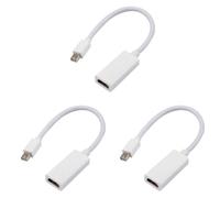 Kznifmk 3X Mini Convertisseur D'Adaptateur (M/AF) de Cable Port D'Affichage vers pour Book, Pro 4 / Pro 3 / Pro 2 Tablet PC
