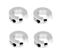 Kznifmk 4 Pièces SBR20 Colliers D'Arrêt de Rail Linéaire Anneaux de Fixation de Limite D'Arbre en Alliage D'Aluminium avec Vis, Colliers D'Arrêt D'Arbre de Rail Linéaire