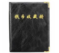 Kznifmk 480 Pièces Livre de Stockage de Pièces de Monnaie Commémoratives Collection Porte-Album Collection Volume Dossier Contenir Plusieurs Pièces Vides