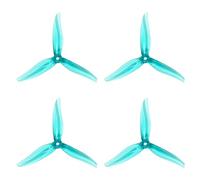 Kznifmk 4PCS 51377 5 Pouces Hélice 3-Pales Sens Anti-Horaire + Sens Horaire Hélice FPV pour Drone RC Course FPV Compatible avec Moteurs 2207 D