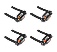 Kznifmk 4X Date ÉLectronique LED Canne à PêChe Capteur Lumière Gravité Induction Lampe Bouchée de Poisson Son Alarme Cloche pour la PêChe de Nuit