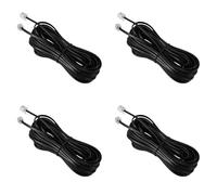Kznifmk 4X RJ11 6P4C Cable Cordon de Telephone ADSL Modem 10 Metres