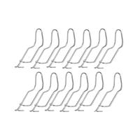 Kznifmk 50 Pièces Boucles de Connexion de Treillis pour Plantes, Pinces de Treillis pour Piquets de Jardin pour Cannes, Piquets de Support de Jardin pour Plantes Grimpantes