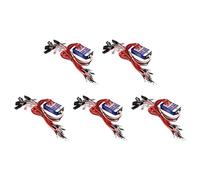 Kznifmk 5X 12 LED Kit D'Éclairage Frein de DirectionSimulation Flash Lightpour 1/10 Maquettes Voiture TéLécommandéE Yokomo