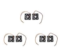 Kznifmk 60mm 6cm DC 12V 3 Pin Boitiers D'Ordinateurs Refroidisseur CPU Ventilateur de Refroidissement Noir 6 Pcs