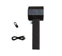 Kznifmk 64E Ventilateur Portatif pour Voiture, Souffleur D'Air Violent, Moteur Sans Balais de 64mm, Puissant Souffleur de Poussière Électrique, Noir et Blanc Gris