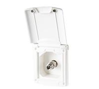 Kznifmk Accessoires pour Caravanes RV, Filtre de Trappe D'Entrée d'eau, Couvercle Verrouillable avec Buses D'Adaptateur de 20 mm pour Bateau, Marine, Camping-Car, Voiture