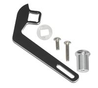 Kznifmk Adaptateur de Commande à Une Main, Émetteur de Volant pour Voiture RC, Télécommande TQI -4 TRX6 Slash Summit, Noir