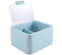 Kznifmk Boîte Aveugle Présentoir de Rangement Figurine Vitrine Acrylique Vitrine Poupées Vitrine Décoration de Table Boîte de Rangement, Bleu